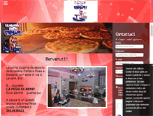 Tablet Screenshot of pizzerialapanterarosa.com